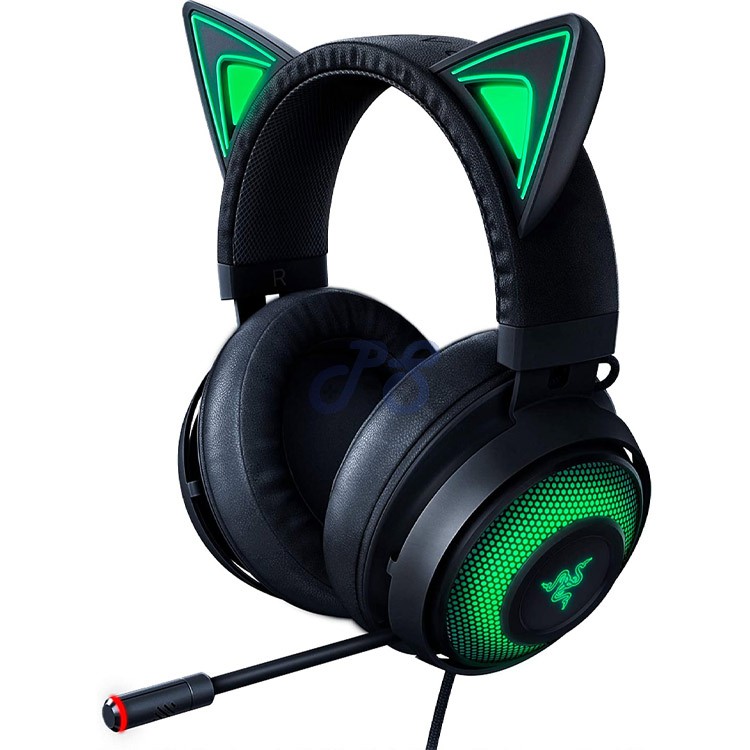 razer kraken gaming headset kitty edition black