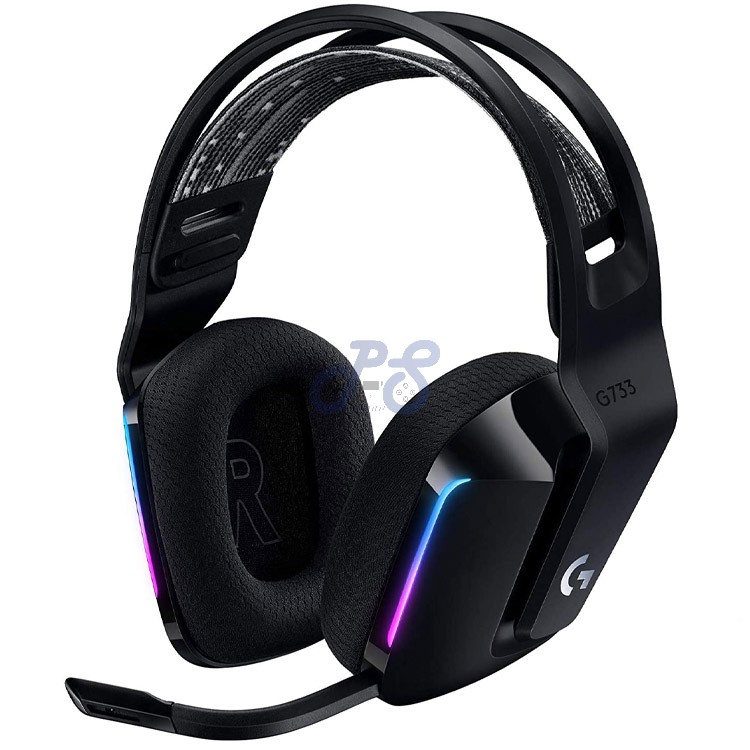 logitech g733 lightspeed wireless gaming headset black