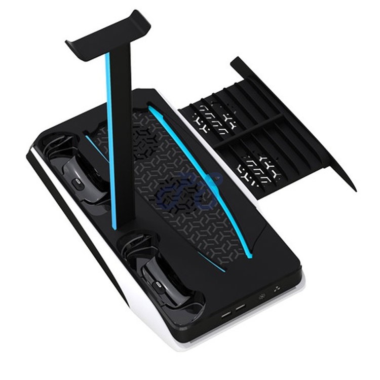 porodo pdx116 multifunction ps5 cooling and charging hub
