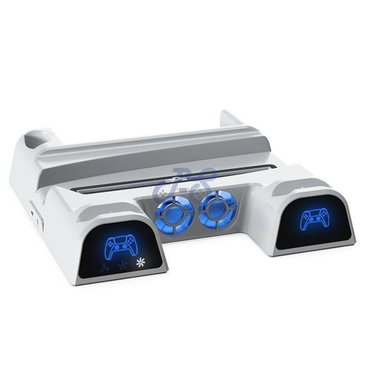 dobe multifunctional charging cooling dock for ps5 white