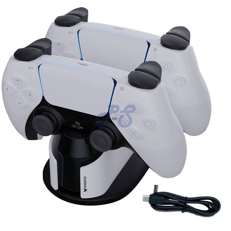 sparkfox dual charge dock for playstation 5