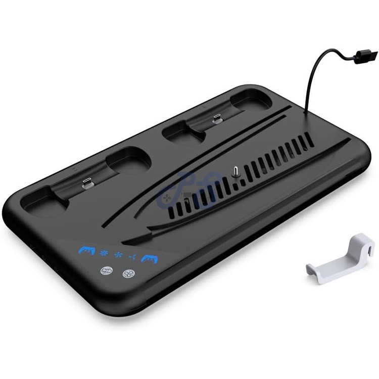 dobe multifunction cooling charging dock for ps5 black