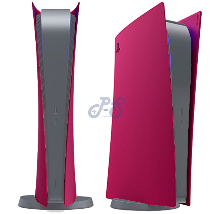 ps5 console covers digital edition cosmic red