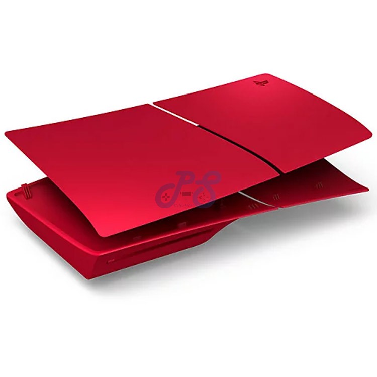 ps5 slim standard faceplate volcanic red های کپی