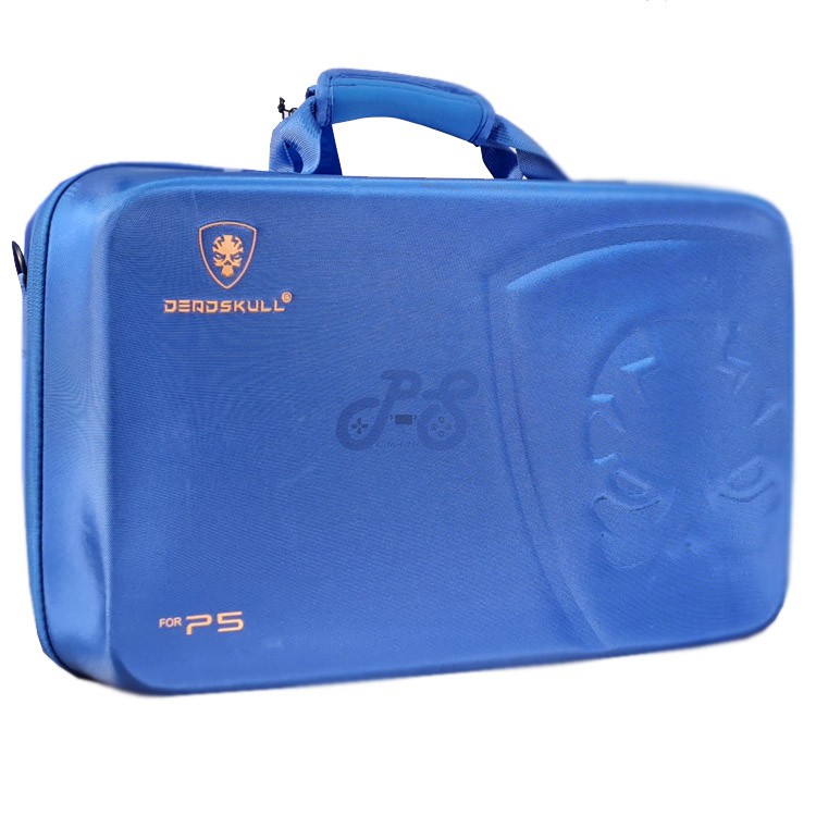 deadskull ps5 carrying case blue skull