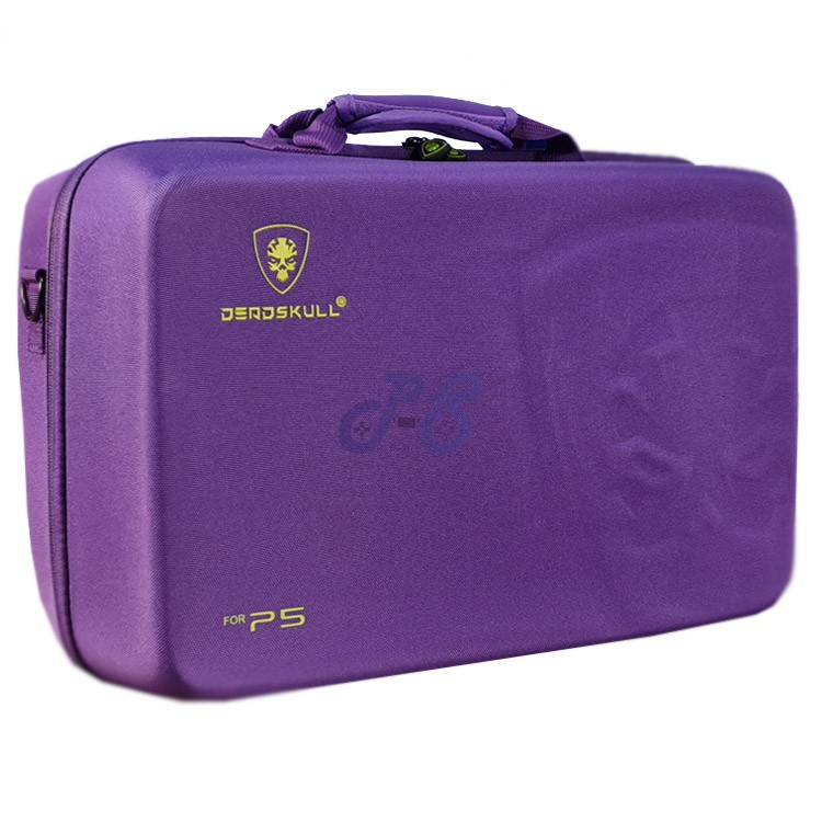 deadskull ps5 carrying case purple skull