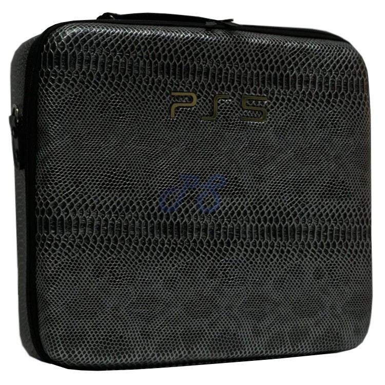 PlayStation 5 Hard Case Snake leather Black Code 1