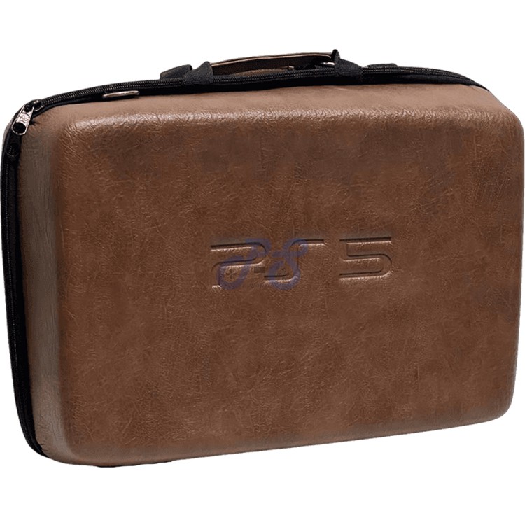 playstation 5 hard case dark brown skin