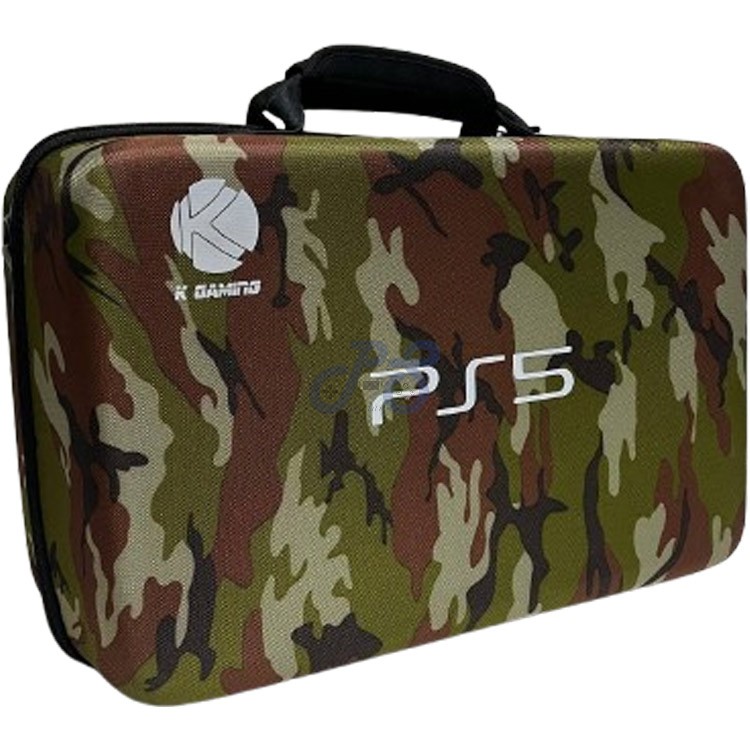 k gaming ps5 hard case green camo