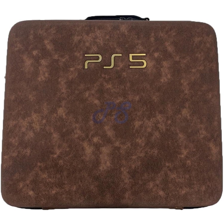 playstation 5 hard case brown fur