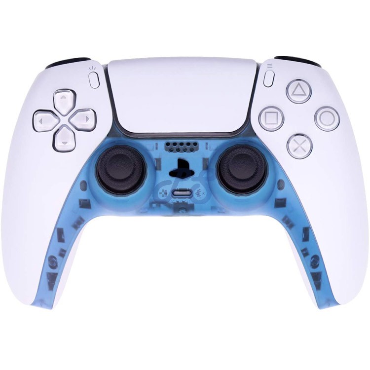 decorative case for p 5 controller transparent blue