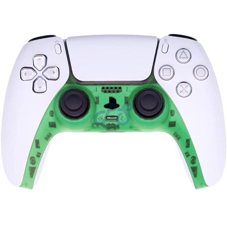 decorative case for p 5 controller transparent green