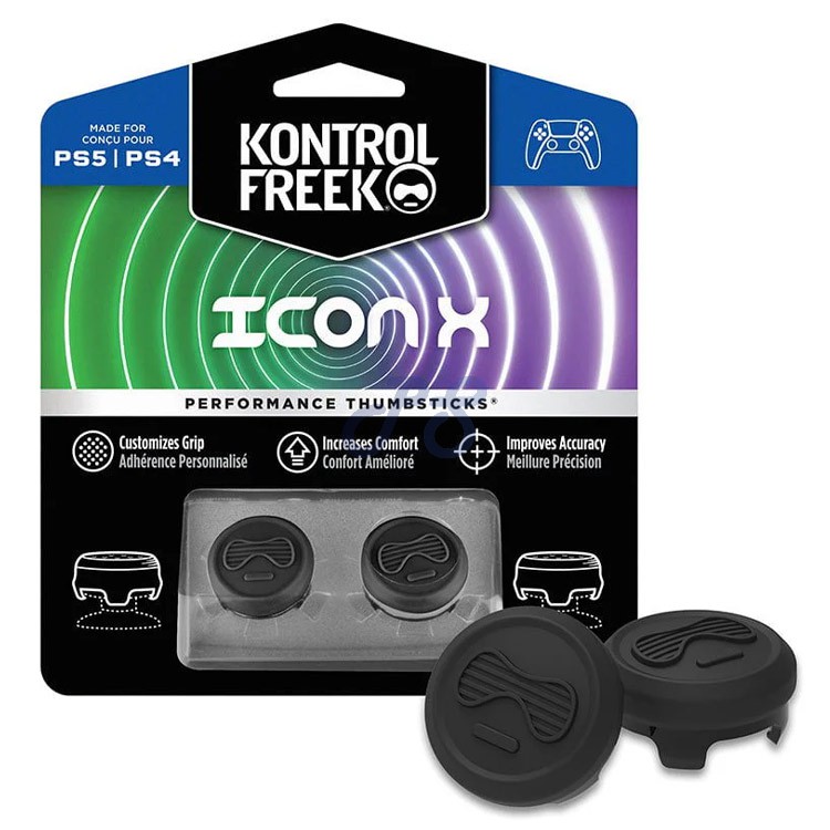 kontrolfreek icon x performance thumbsticks for playstation black