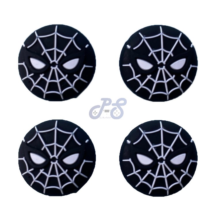foshan p5 controller grip caps spiderman mask black