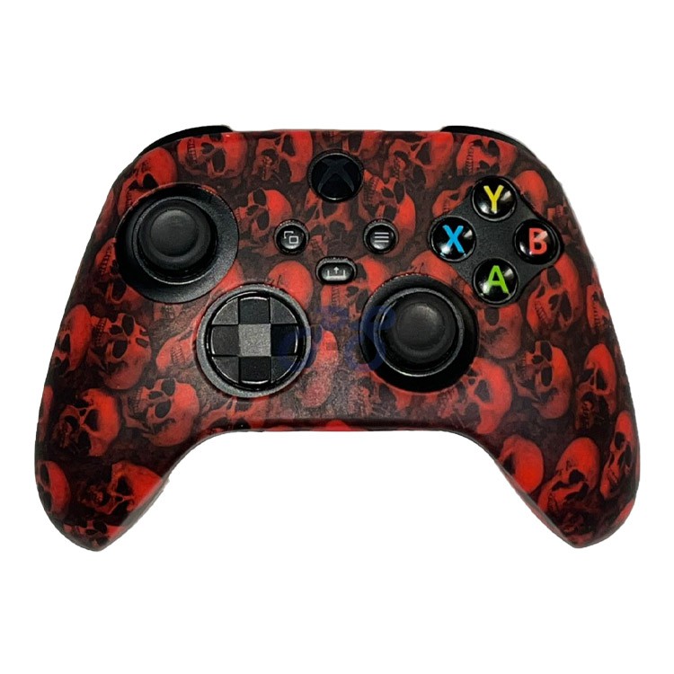 xbox series x s controller cover ‌red skulls