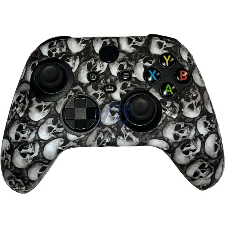 xbox series x s controller cover ‌white skulls