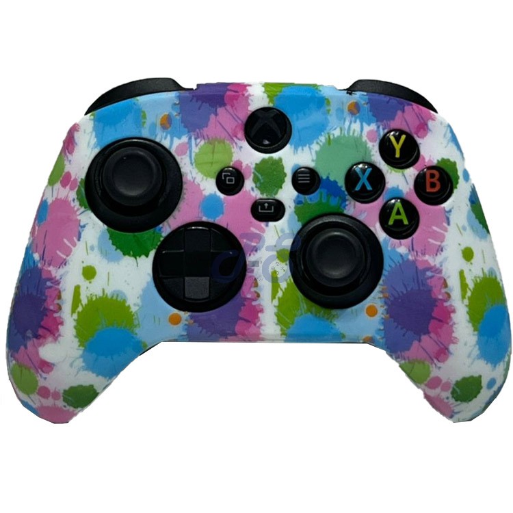 xbox series xs controller cover color splash