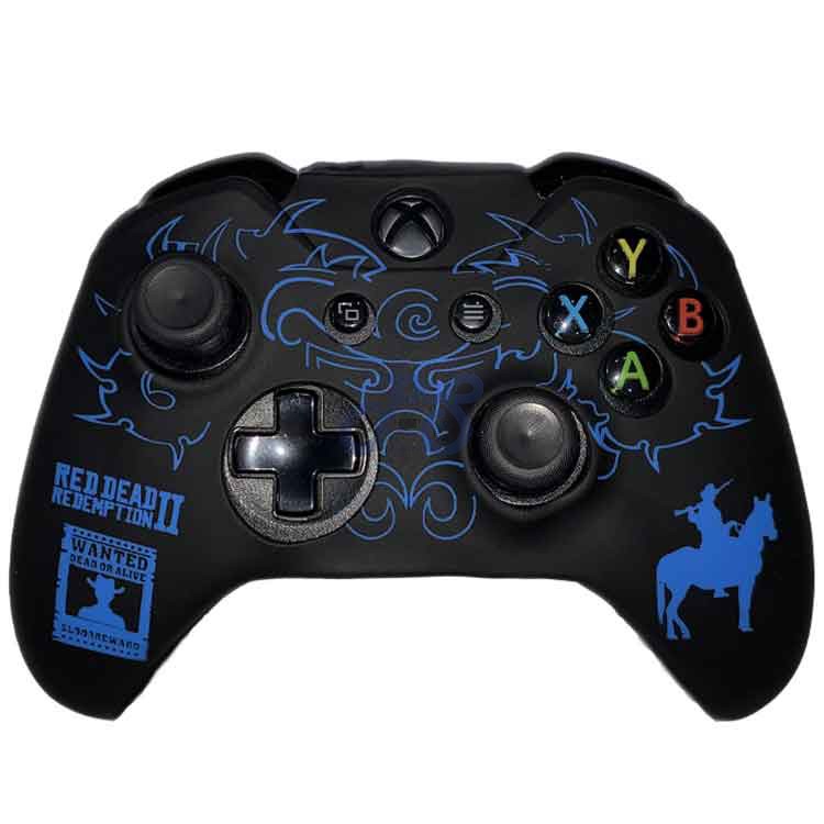 xbox one controller cover red dead redemption 2 blue color