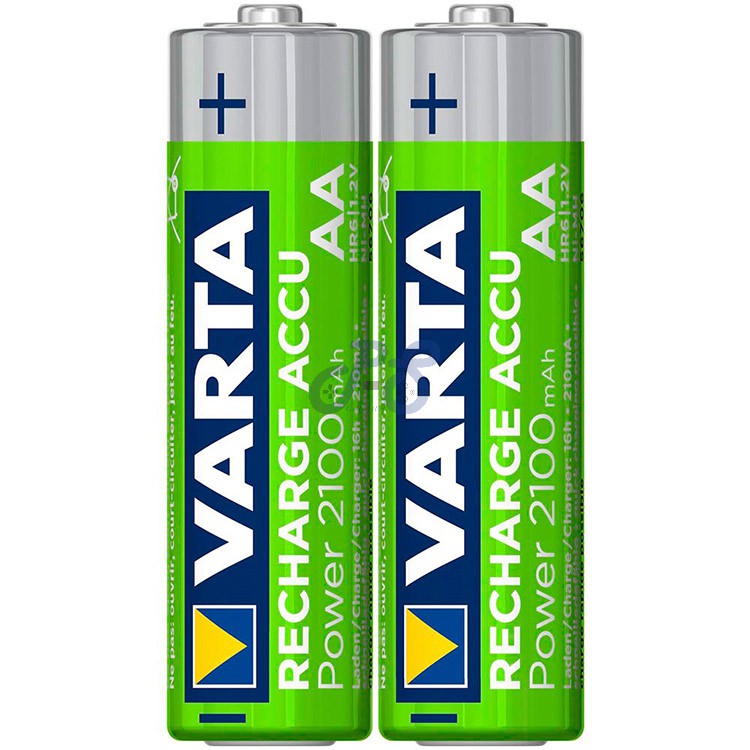 varta recharge accu aa battery x2