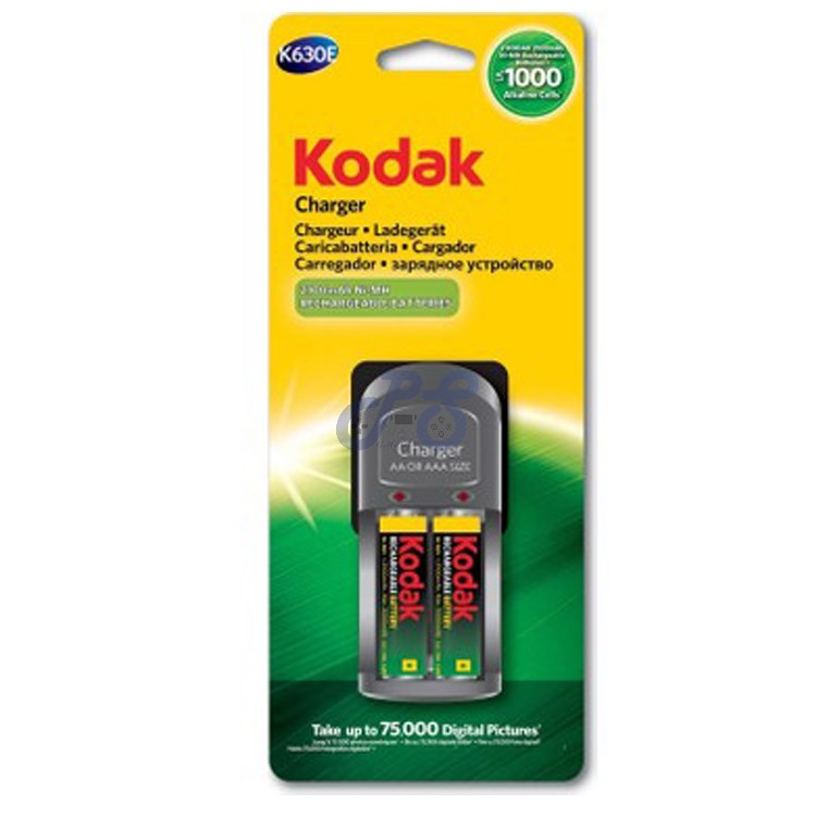 kodak k630e battery charger with 2 aa batteries