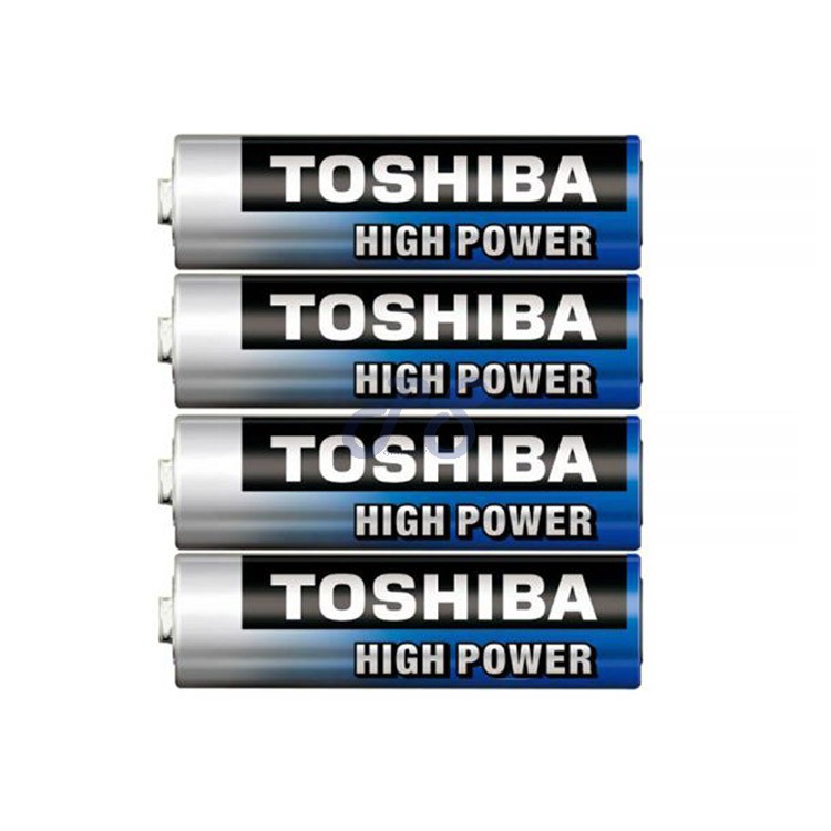 toshiba high power aa batteries x4