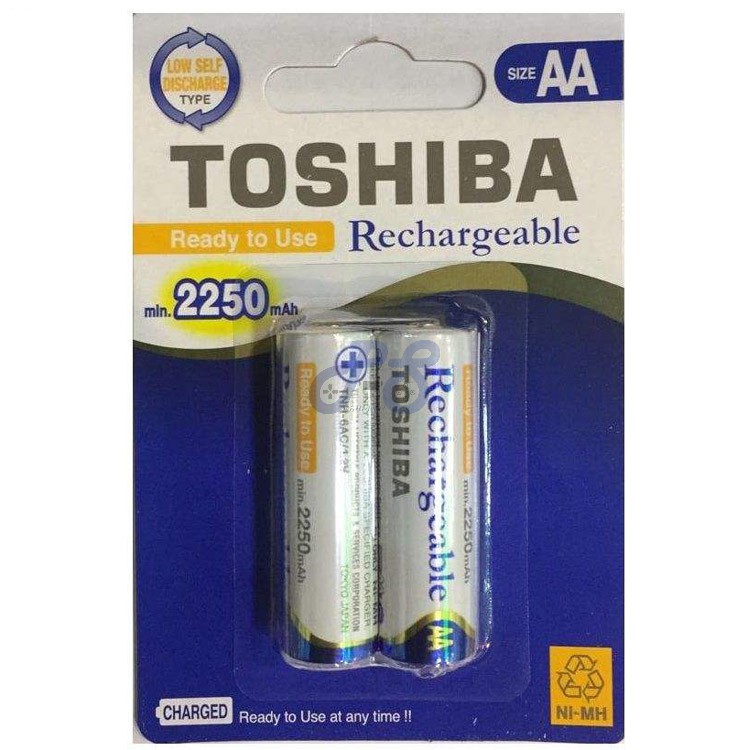 toshiba rechargabel aa batteries 2250mah