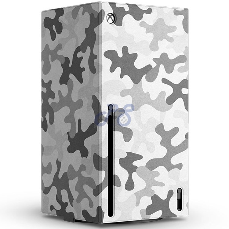 xbox series x console wrap arctic camo special edition