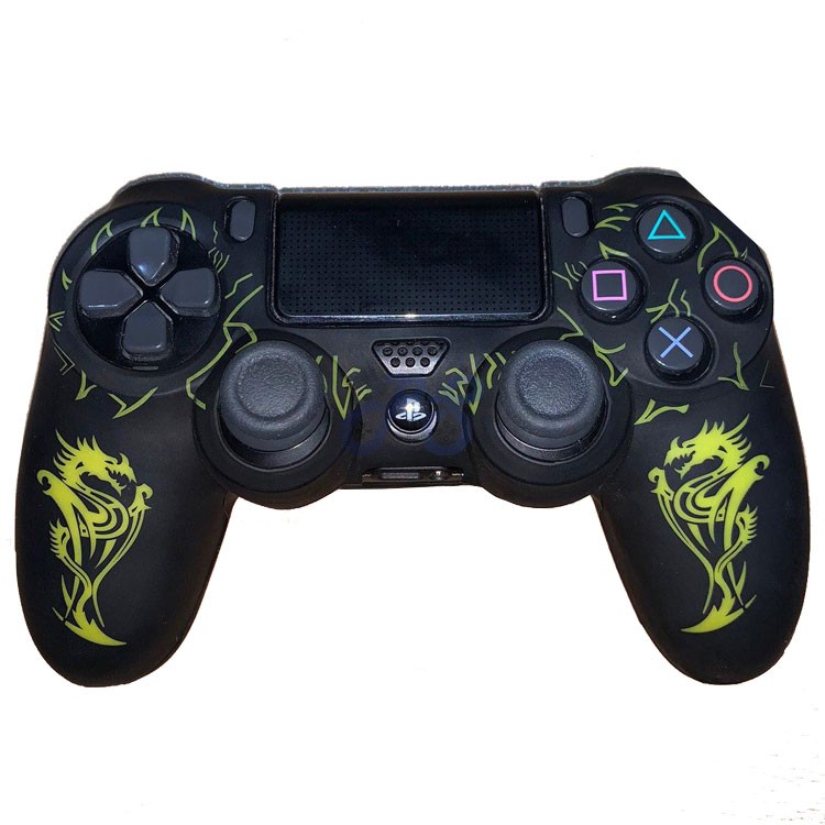 dualshock 4 cover yellow dragon stripe