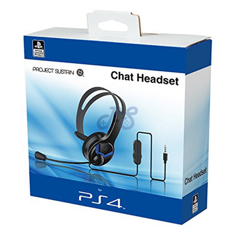 project sustain ps4 wired chat headset