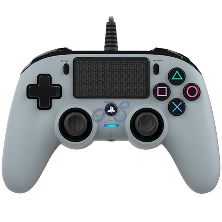 nacon wired compact controller grey ps4