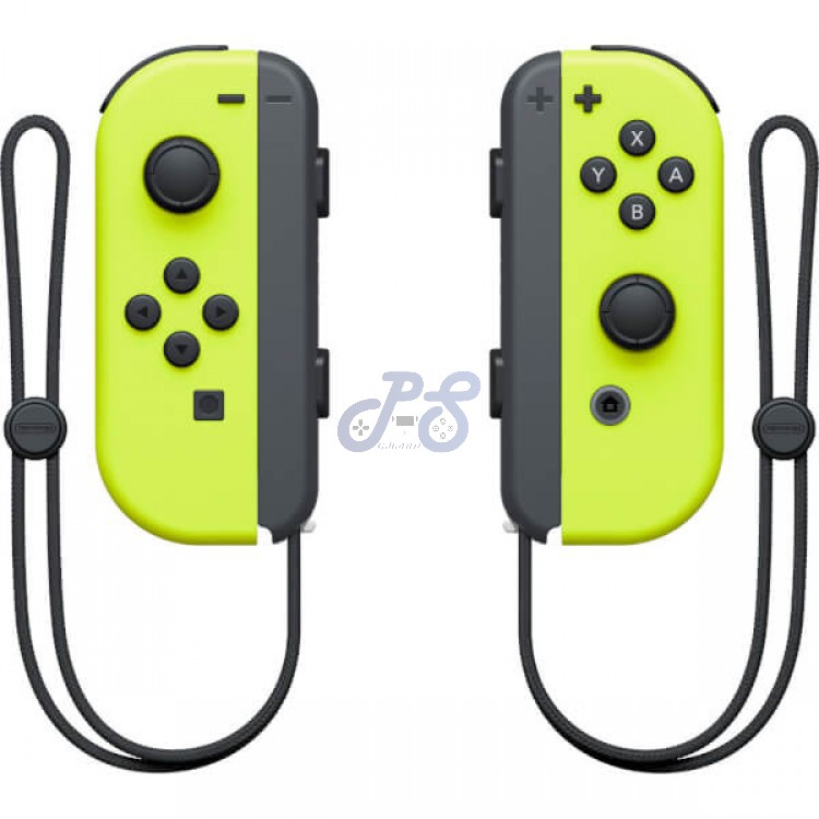 nintendo switch joy con controller pair neon yellow