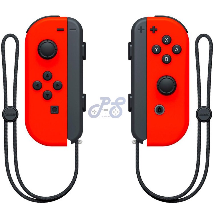 nintendo switch joy con controller pair red