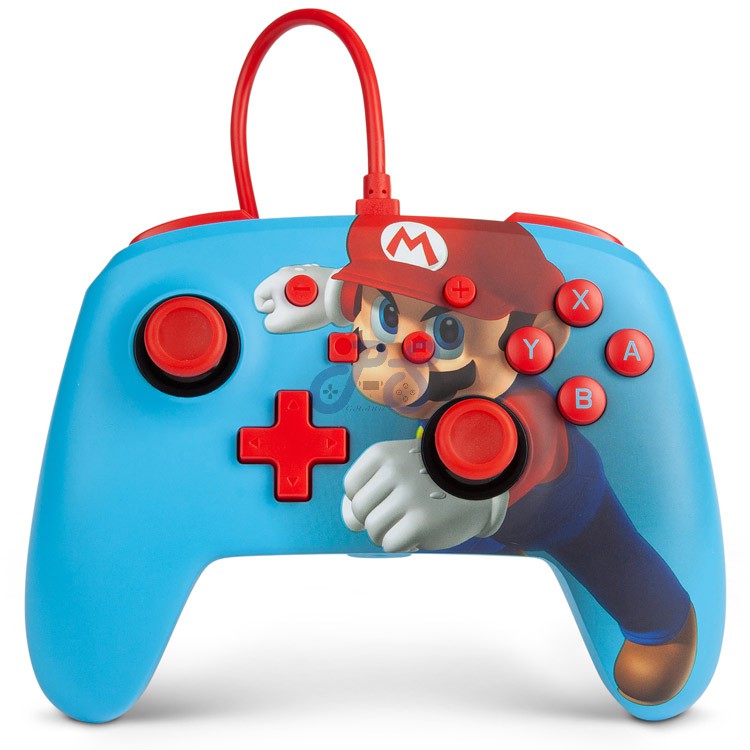 powera enhanced wired controller nintendo switch super mario