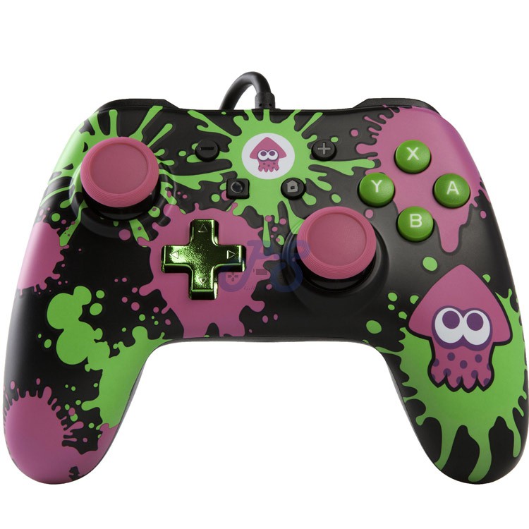 powera nintendo switch wired controller splatoon 2 edition