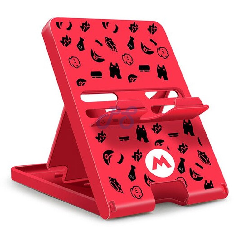 nintendo switch adjustable stand mario logo