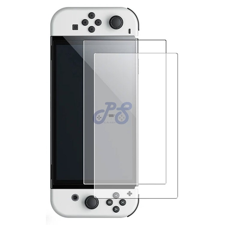 dobe glass screen pro premium tempered for nintendo switch oled 2pc