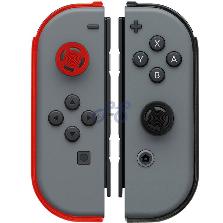 pdp joy con armor guards 2 pack red black