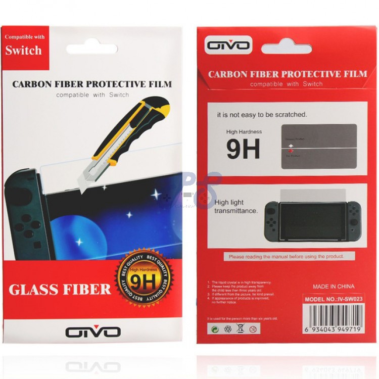 oivo glass fiber lcd protective film for nintendo switch