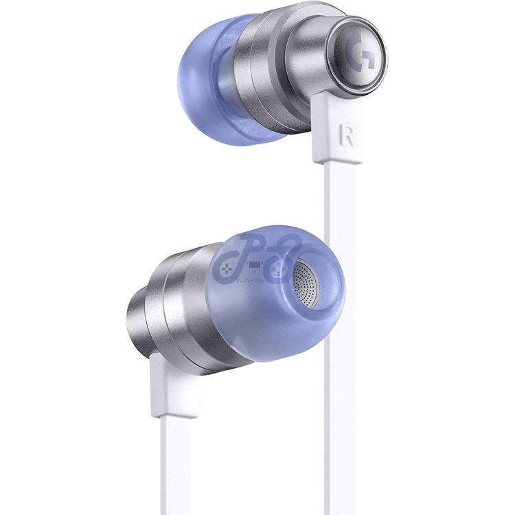 logitech g333 inear gaming earphones white