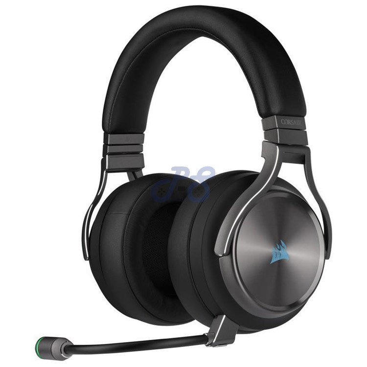corsair virtuoso rgb wireless se gaming headset gunmetal