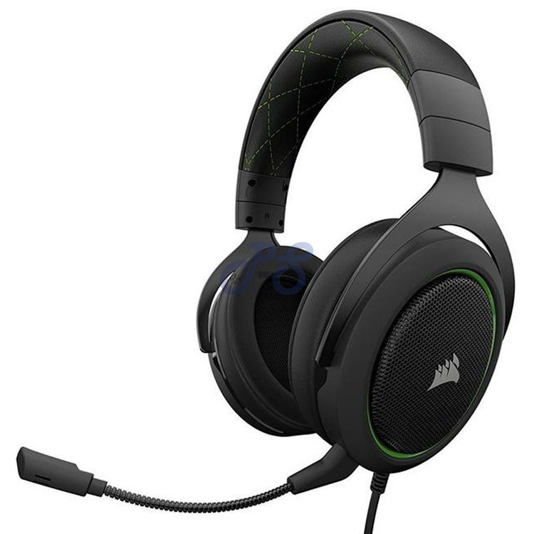corsair hs50 gaming headset green