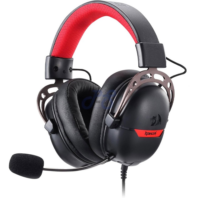 redragon aurora gaming headset black