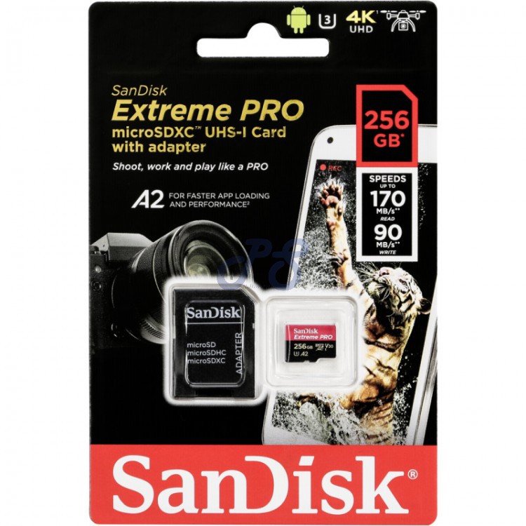 sandisk extreme pro micro sd card 256gb