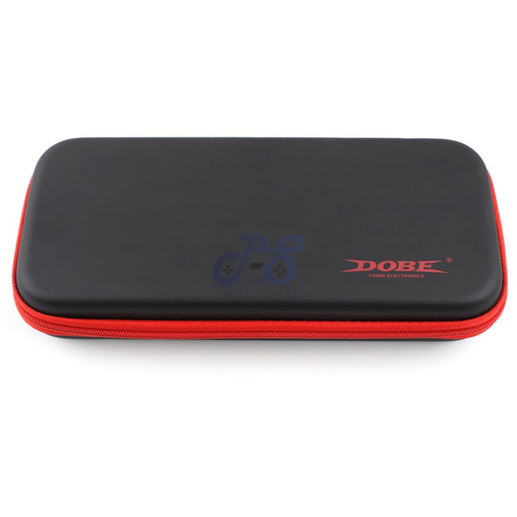 dobe storage case for nintendo switch oled black red