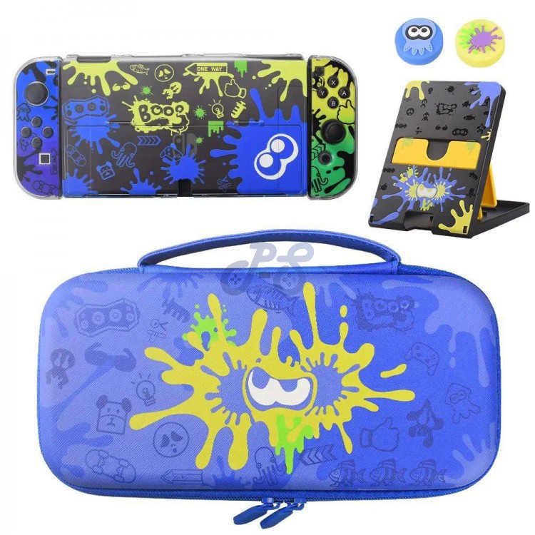 accessory kit for nintendo switch oled splatoon 3