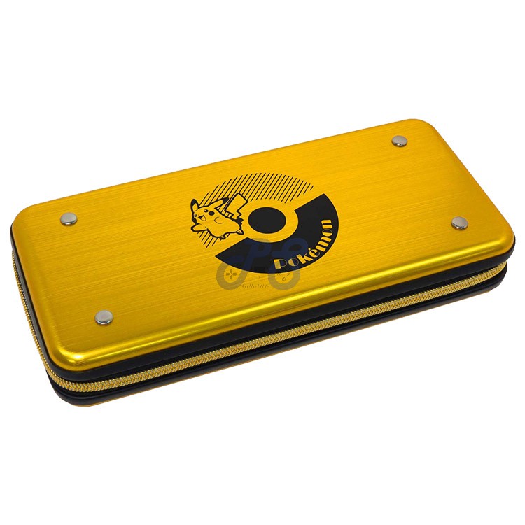 hori nintendo switch alumi case pikachu gold
