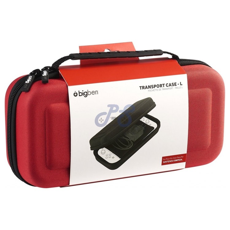 big ben nintendo switch transport case l red
