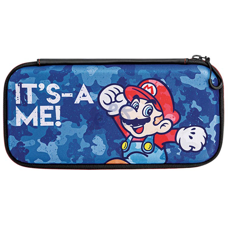pdp slim travel case bowser camo edition