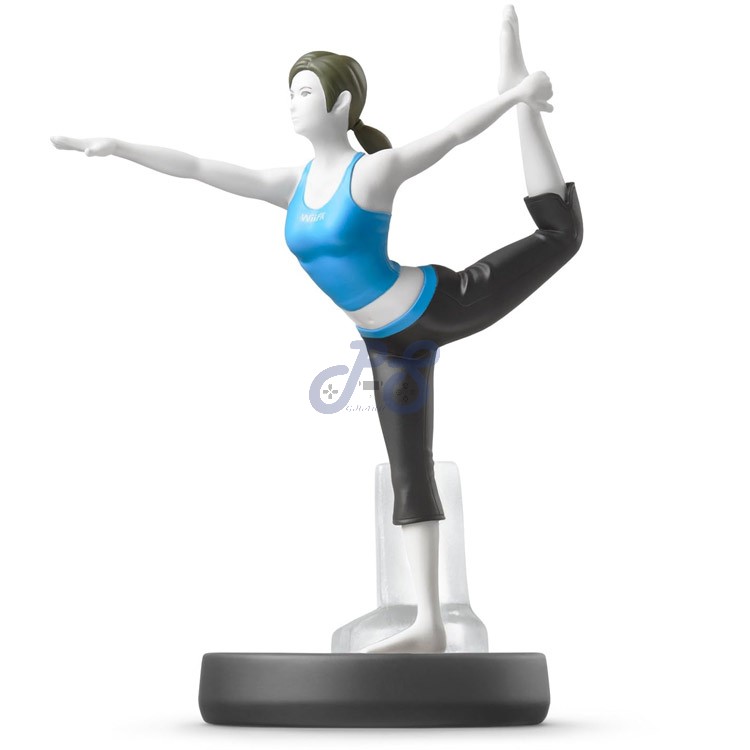 wii fit trainer amiibo figure super smash bros collection
