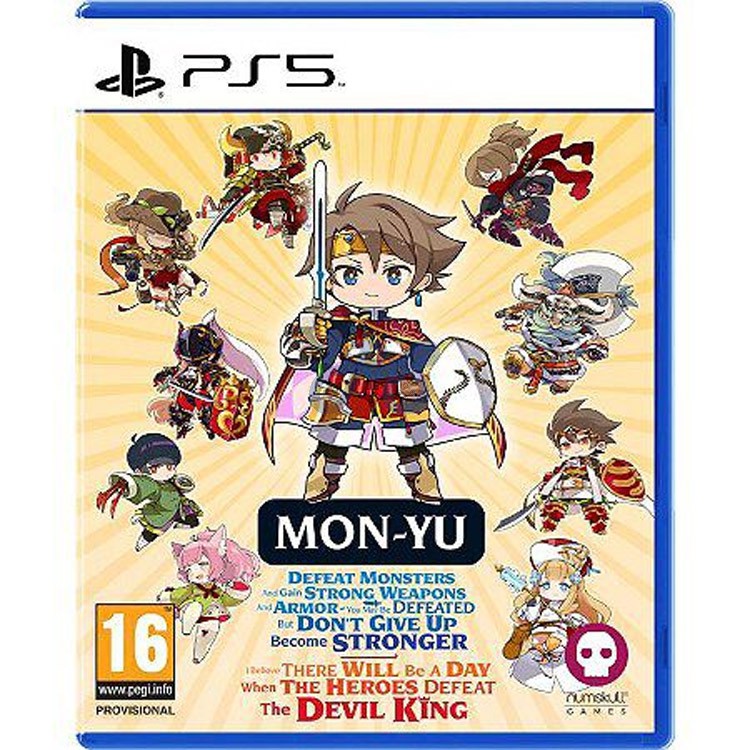 monyu defeat monsters and gain strong weapons and armor you may be defeated but dont give up become stronger i believe there will be a day when the heroes defeat the devil king ps5